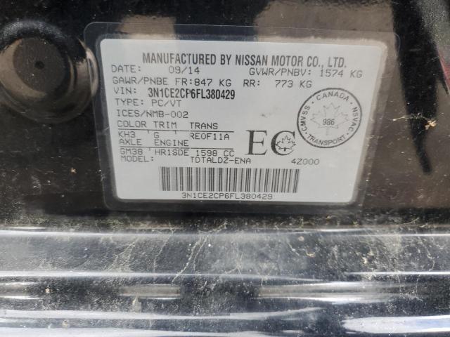 2015 NISSAN VERSA NOTE 3N1CE2CP6FL380429