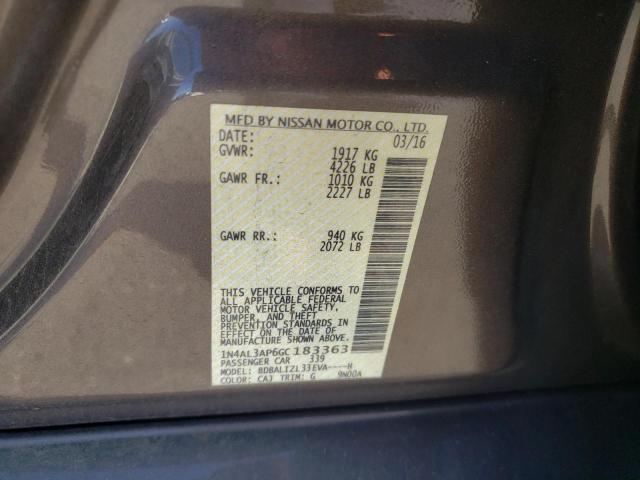 2016 NISSAN ALTIMA 2.5 1N4AL3AP6GC183363
