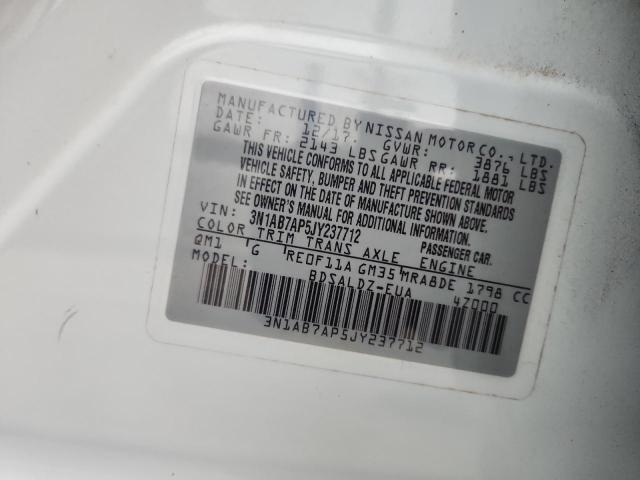 2018 NISSAN SENTRA S - 3N1AB7AP5JY237712