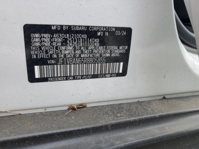 2024 SUBARU WRX LIMITE JF1VBAN65R8805855