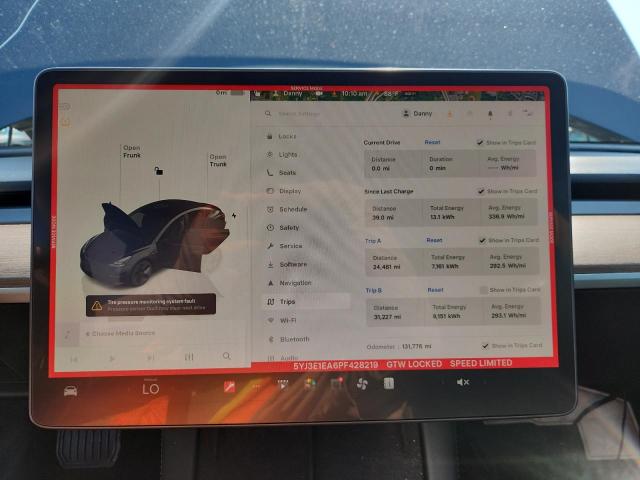 2023 TESLA MODEL 3 5YJ3E1EA6PF428219
