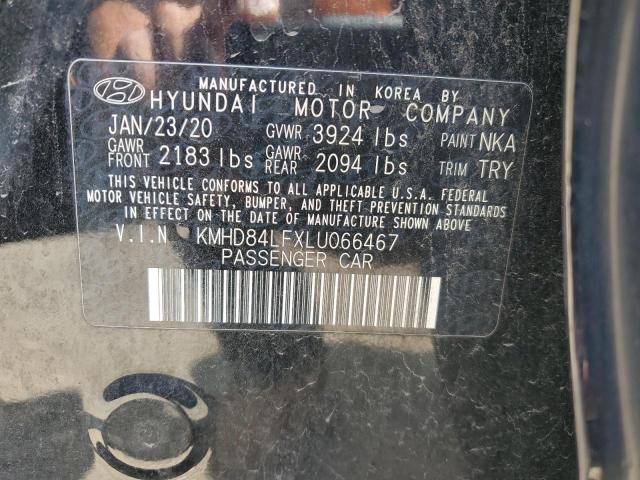 2020 HYUNDAI ELANTRA SE KMHD84LFXLU066467
