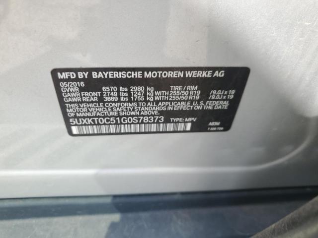 2016 BMW X5 XDR40E 5UXKT0C51G0S78373