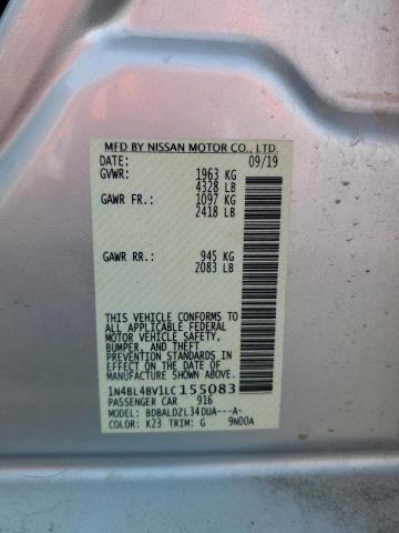 2020 NISSAN ALTIMA S - 1N4BL4BV1LC155083
