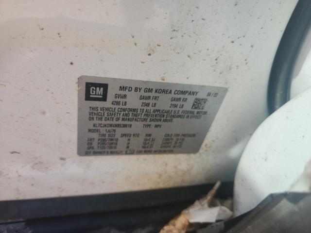 2022 CHEVROLET TRAX LS KL7CJKSM4NB538618