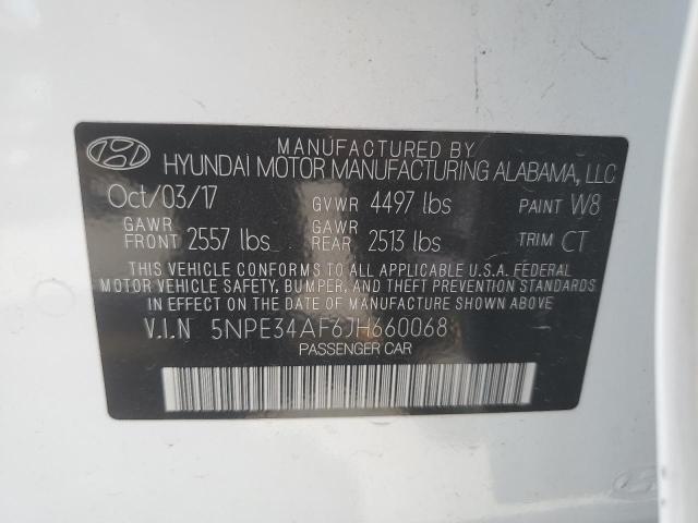 2018 HYUNDAI SONATA SPO - 5NPE34AF6JH660068