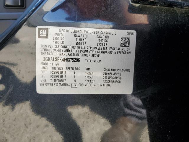 2015 GMC TERRAIN SLT 2GKALSEK4F6375296