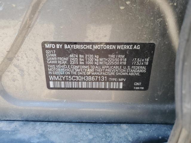 2017 MINI COOPER S C WMZYT5C30H3B67131