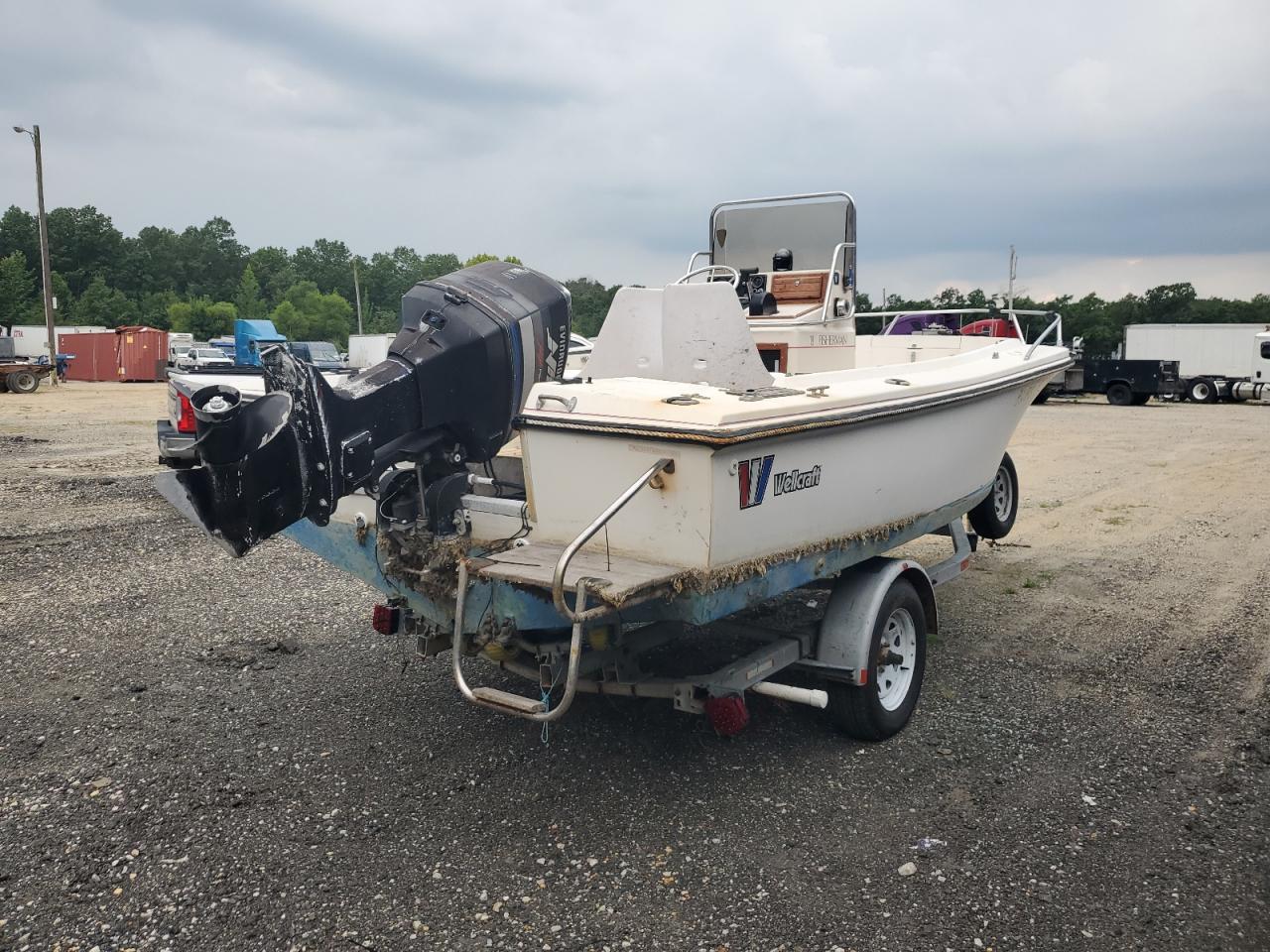 Lot #3257294753 1983 WELLS CARGO BOAT W/TRL