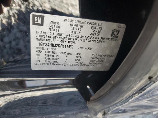 2016 CADILLAC ESCALADE E 1GYS4HKJ2GR111439