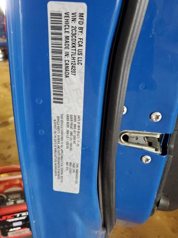 2020 DODGE CHARGER POLICE 2C3CDXKT7LH124207