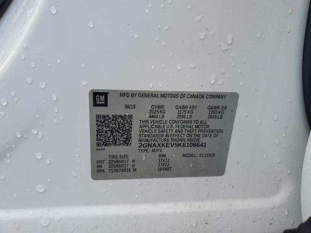 2019 CHEVROLET EQUINOX LT 2GNAXKEV5K6106641