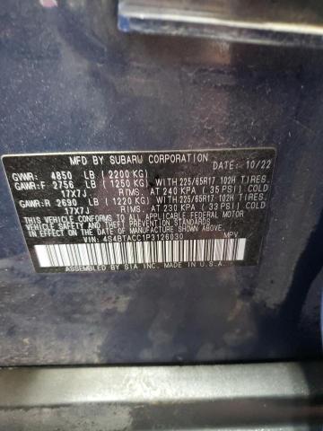 2023 SUBARU OUTBACK PR 4S4BTACC1P3126030