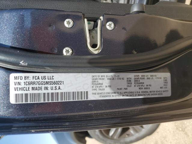 2021 RAM 1500 CLASSIC SLT - 1C6RR7GG5MS560221