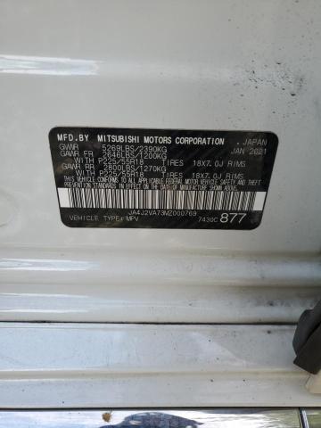 2021 MITSUBISHI OUTLANDER FE JA4J2VA73MZ000769