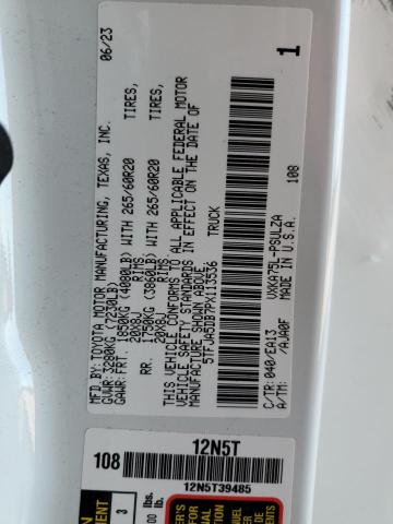 2023 TOYOTA TUNDRA CREWMAX LIMITED 5TFJA5DB7PX113536