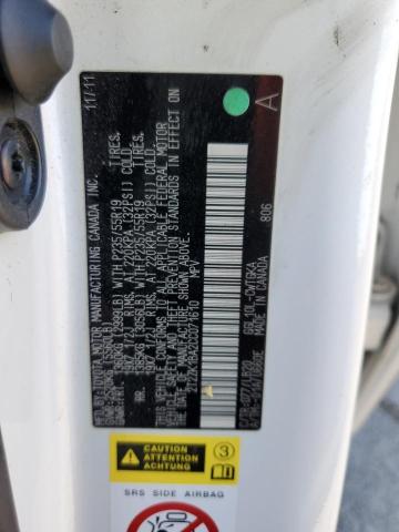 2012 LEXUS RX 350 #3291212961