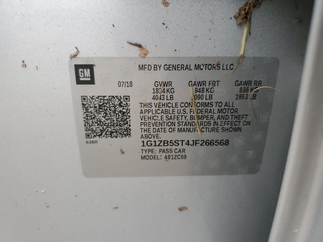 2018 CHEVROLET MALIBU LS - 1G1ZB5ST4JF266568