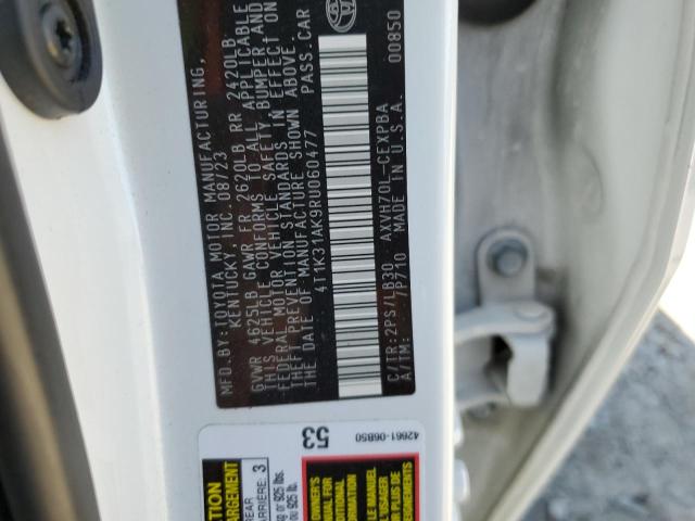 2024 TOYOTA CAMRY XSE 4T1K31AK9RU060477