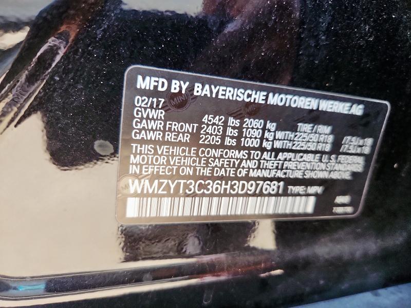 2017 MINI COOPER S C WMZYT3C36H3D97681