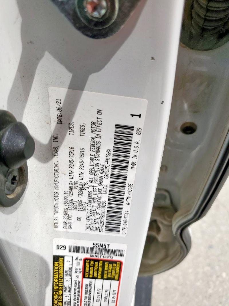 2021 TOYOTA TACOMA DOU 5TFAZ5CN8MX110256