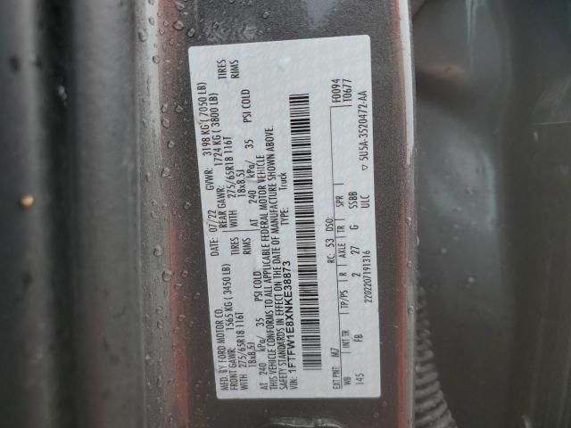 2022 FORD F150 SUPER 1FTFW1E8XNKE38873