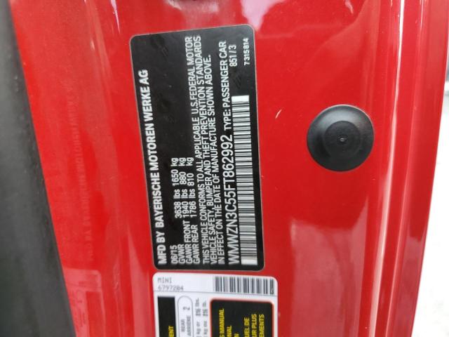 2015 MINI COOPER WMWZN3C55FT862992