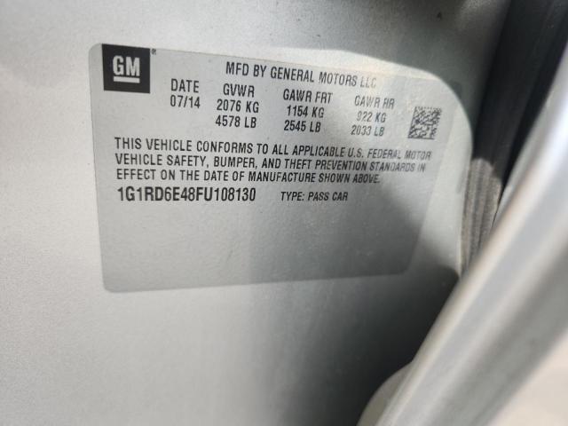 2015 CHEVROLET VOLT - 1G1RD6E48FU108130
