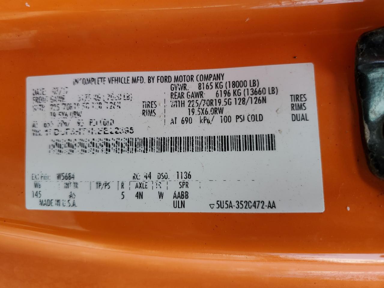 FORD F-550 SUPER DUTY