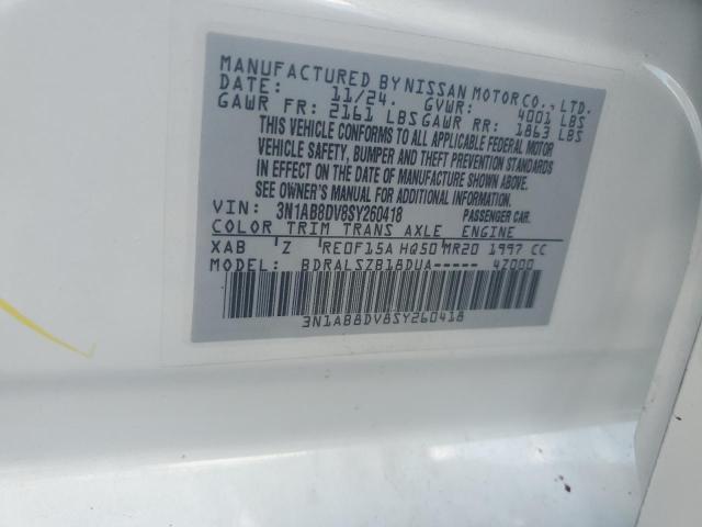 2025 NISSAN SENTRA SR - 3N1AB8DV8SY260418