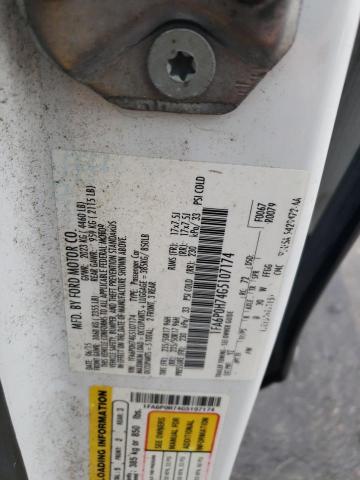 2016 FORD FUSION SE 1FA6P0H74G5107174