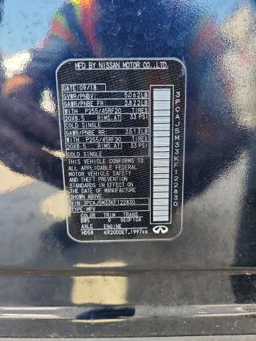 2019 INFINITI QX50 ESSEN 3PCAJ5M33KF122830