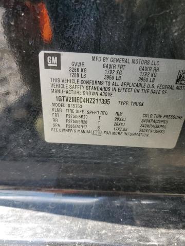 2017 GMC SIERRA K15 1GTV2MEC4HZ211395