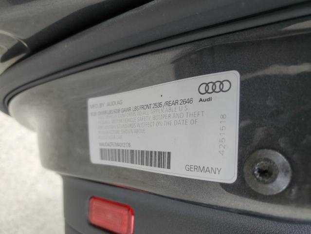 2021 AUDI A5 PREMIUM WAUDACF57MA012176