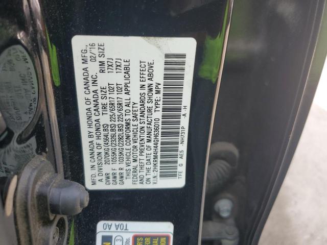 2016 HONDA CR-V SE 2HKRM4H44GH636010
