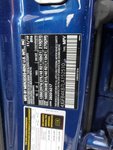 2020 MERCEDES-BENZ GLE 350 4MATIC 4JGFB4KB7LA152510