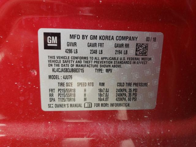 2018 BUICK ENCORE PRE KL4CJASB3JB683715