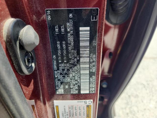 2016 LEXUS GX 460 PRE JTJJM7FX3G5143489