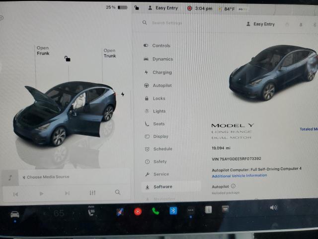 2024 TESLA MODEL Y 7SAYGDEE5RF073392