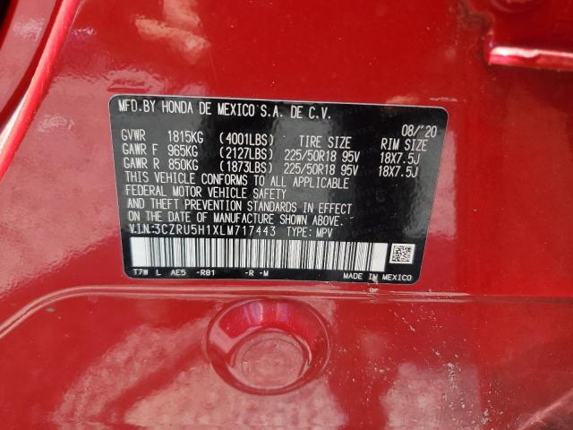 2020 HONDA HR-V SPORT 3CZRU5H1XLM717443