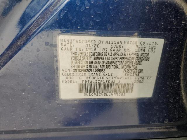 2020 NISSAN KICKS SV 3N1CP5CV2LL499083