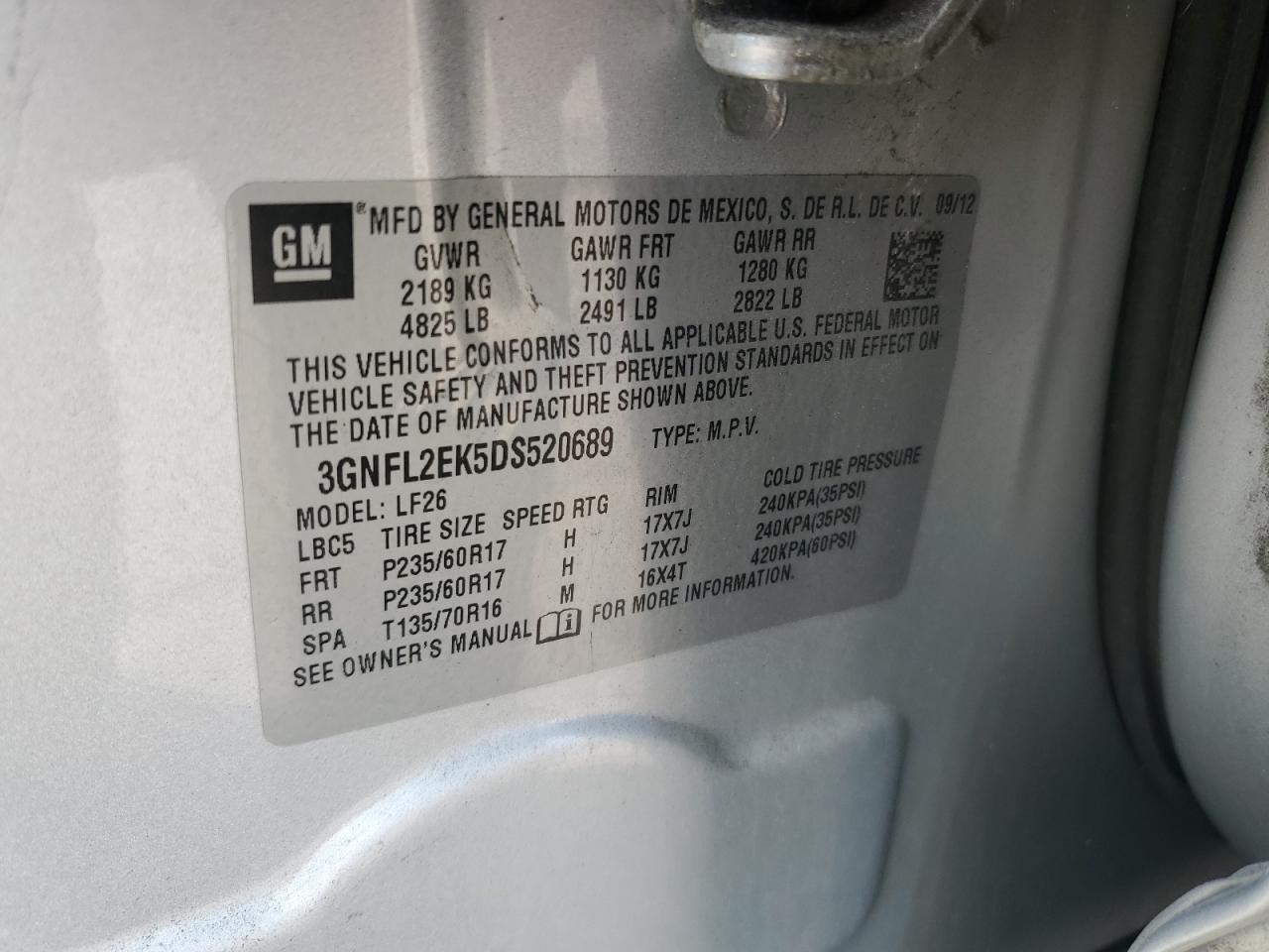 CHEVROLET CAPTIVA LS