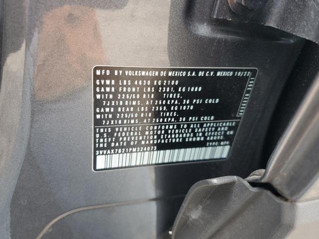 2023 VOLKSWAGEN TAOS S 3VVAX7B21PM324073