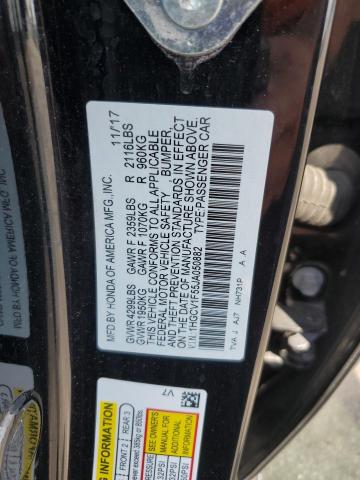 2018 HONDA ACCORD EXL 1HGCV1F55JA050882