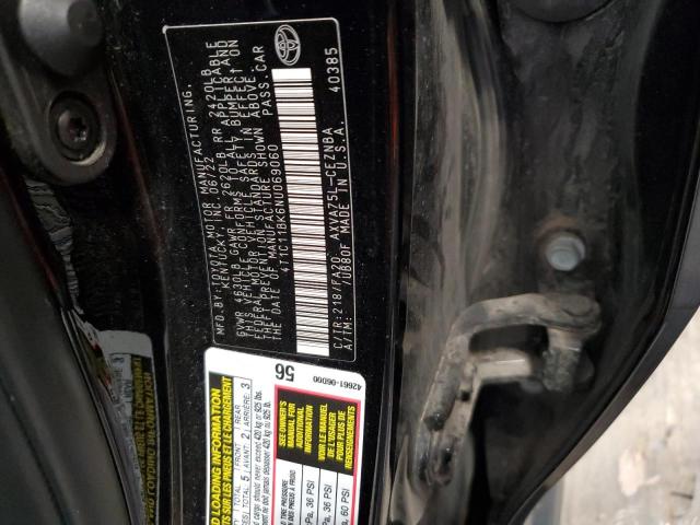 2022 TOYOTA CAMRY LE 4T1C11BK6NU069060