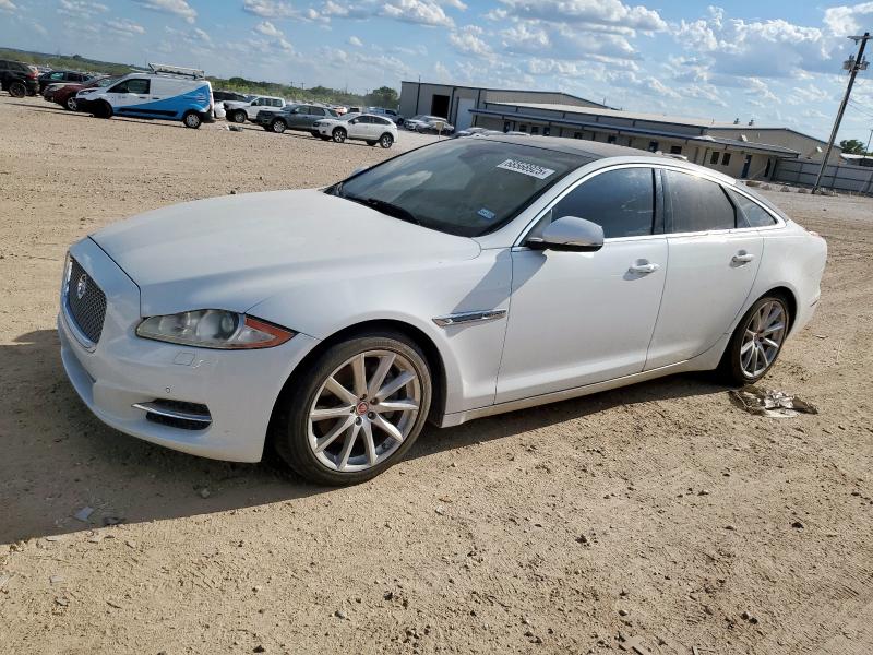 JAGUAR XJ 2014 white sedan 4d flexible fuel SAJWA1CZ2E8V59275 photo #1