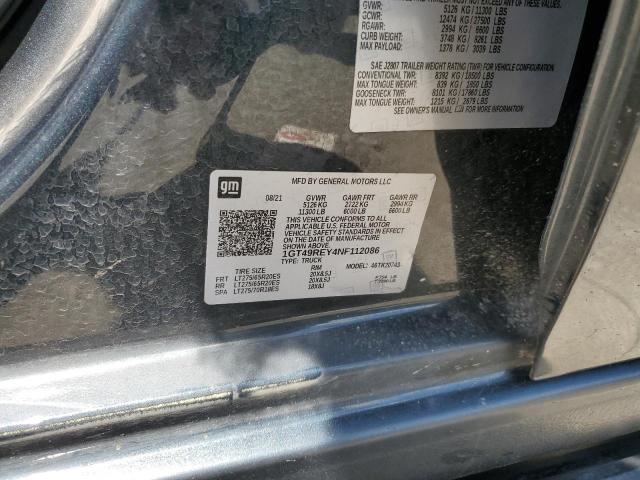 2022 GMC SIERRA K25 1GT49REY4NF112086