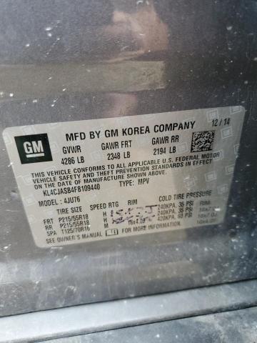 2015 BUICK ENCORE KL4CJASB4FB109440