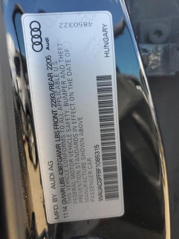 2015 AUDI A3 PREMIUM WAUACGFF8F1085315