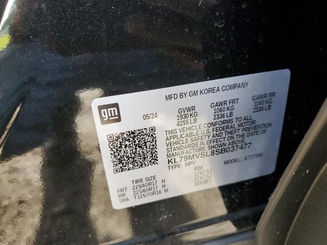 2025 CHEVROLET TRAILBLAZE KL79MVSL8SB037477